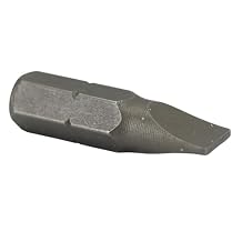 Drill America INS Series Slotted Economy Insert Bit, 1/4" Hex Shank, #4-5 Size, 1" Length (Pack of 50)