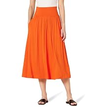 أمازون Essentials Women's Jersey Pull On Midi Length Skirt