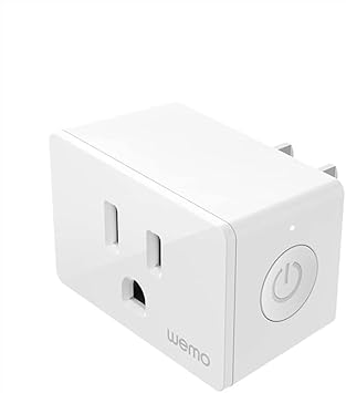 قابس ذكي Wemo مع منفذ خيط لمنتجات Apple HomeKit والإضاءة والأدوات، يعمل مع Apple iPhone فقط، مجموعة إعداد NFC سهلة مكونة من 4 قطع
