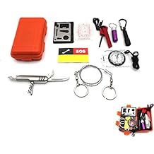 HTTMT- صندوق أدوات معدات الطوارئ 8 في 1 SOS Help Outdoor Sport Camping Hiking Portable Foldable Survival Kit [P / N: ET-OUTDOOR001-RAW]