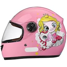 Motorcycle Boys Girls Full Face Helmet, DOT Approved Kids Youth Riding Motocross Helmet, Children Street Go-Kart Helmet with Visor, Scooter Retro Electric Chopper ATV Helmet
