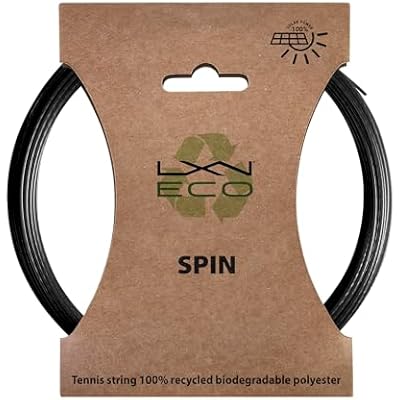 Luxilon Eco Spin Tennis String - Set، Black