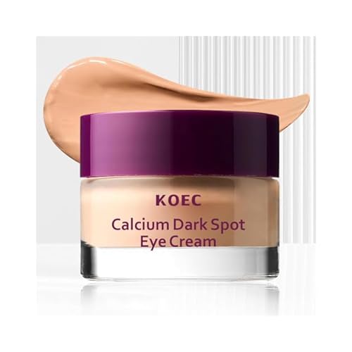 Calcium Dark Spot Erasing Eye Cream, Collagen Niacinamide Under Eye Cream for Dark Circles Look, Puffiness & Fine Lines, Hydrating Brightening Eye Treatment