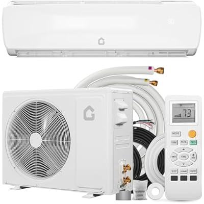 19 SEER2 Mini Split AC, 230V 9000 BTU Mini Split Heating and Coolings up to 450, Inverter Mini Split System wRemote Control, Low Nosie,Mini Split Air Conditioner for Home
