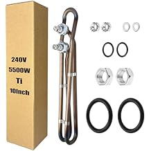 5.5kw 240v Hot Tub Heater Element for Balboa Spa Heater Element, Replacement Flo-Thru Universal Hot Tub Heating Element(5.5kw)