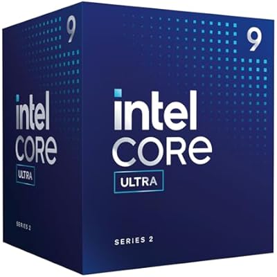معالج سطح المكتب Intel CoreTM Ultra 9 285 24 نواة 8 نوى P 16 نواة E حتى 5.6 جيجاهرتز