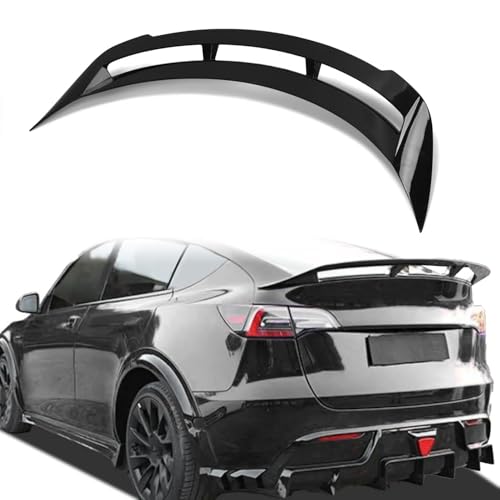 ZXMOTO Fits for Tesla Model Y 2020 2021 2022 2024 Rear Spoiler Wing, Model Y Accessories High Performance GT StyleGloss Black