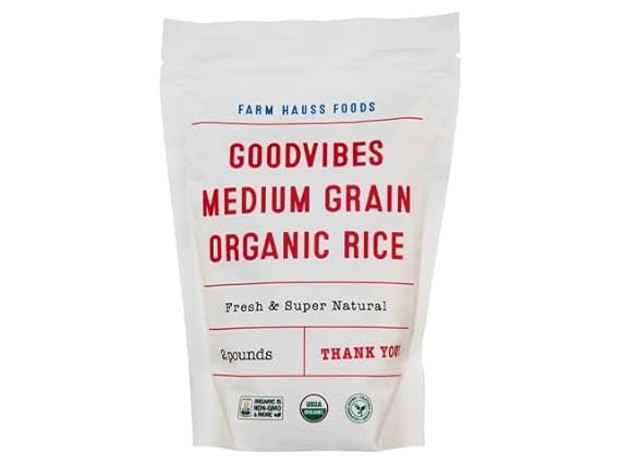 Organic Calrose Medium Grain Rice
