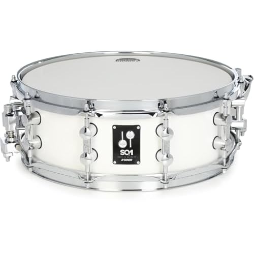 طبل كمين Sonor SQ1 - 5 × 14 بوصة، أبيض نقي من الساتان