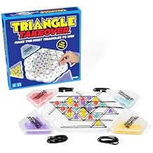 لعبة Triangle Takeover من إنتاج شركة Relatable، وهي ألعاب ذهنية مثيرة للتجمعات العائلية، وهي خيار رائع لألعاب الطاولة للأطفال وألعاب الحفلات للأطفال، ومناسبة للاعبين من سن 8 سنوات فما فوق