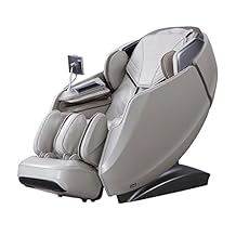 Osaki OS-3D / 4D Avalon SL-Track 2 Stage Zero Gravity Full Body Roller Airbag تدليك الظهر والعجل بالأشعة تحت الحمراء مع تدليك الأسطوانة القدم (البيج)