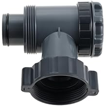 DRELD Plunger Valve for Intex Pools, Plunger Valve Connection Pool Pump Hose of 38 Compatible, Above Ground Pool Filter Pump Valve On Off Plunger Compatible with Intex Pool
