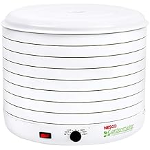مجفف الطعام NESCO FD1018A Gardenmaster Pro لحفظ الطعام في المنزل، مجفف كهربائي أبيض مكون من 8 صواني بسعة قابلة للتوسيع