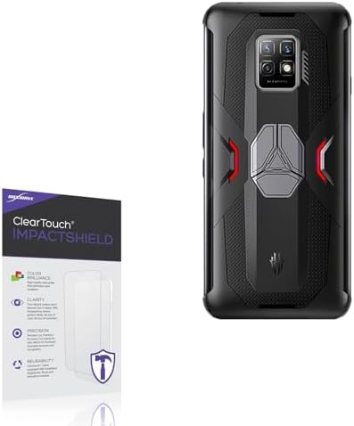واقي شاشة BoxWave متوافق مع RedMagic 7 Pro - ClearTouch ImpactShield 2-Pack، فيلم مرن واقي شاشة لا يمكن اختراقه