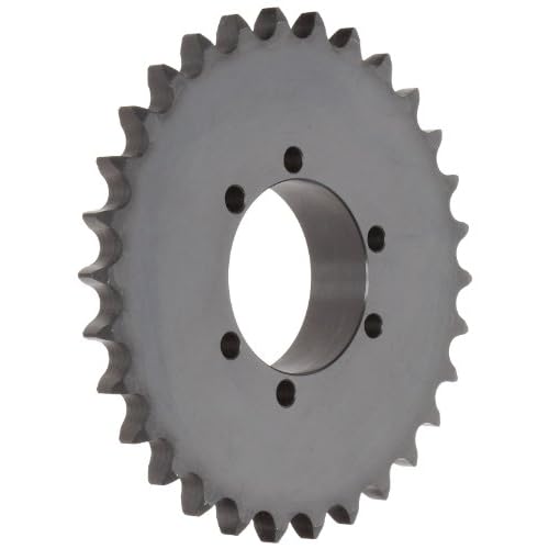 Tsubaki 60SDS23 Roller Chain Sprocket, Single Strand, QD Design, SDS Bushing Required, 23 Teeth, #60 ANSI No., 34 Pitch