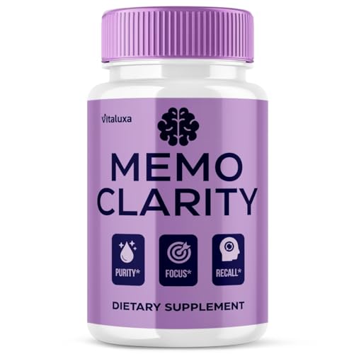 Memo Clarity Capsules, Memo Clarity Brain Booster Supplement for Memory Focus Brain Health Support, Nootropic Pills for Cognitive Function Premium Blend Maximum Strength Advanced Formula 60 Ct