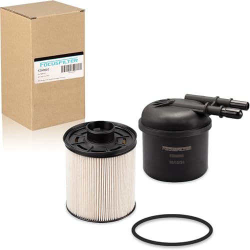 FOCUSFILTER FD-4615 OEM Grade Fuel Filter, for Ford 6.7L Powerstroke F250, F350, F450, F550 2011-2016, fits Super Duty V8 Diesel Engines, Replaces FD4615, BC3Z-9N184-B