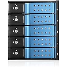 ISTAR BPN-DE350HD-BLUE Trayless 3X 5.25 to 5X 3.5 12Gb / s HDD رف مبادلة ساخنة