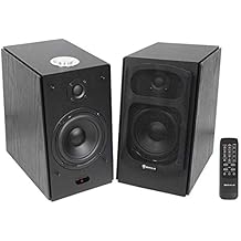 Rockville (2) HD5B 5 "150w RMS Powered Bluetooth Bookshelf Home Theatre Speakers