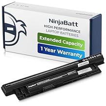 NinjaBatt XCMRD MR90Y Battery for Dell Inspiron 15 3000 Series 3521 3537 3541 3542 3543 3531 17 3721 3737 17R-5737 15R 5537 5521 14 3421 5421 Latitude 3540 3440 FW1MN - High Performance [6 Cells/49Wh]