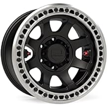 عجلة TeraFlex Olympus Beadlock للطرق الوعرة مقاس 6x139 مم -25 مم باللون الأسود المعدني