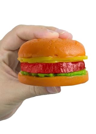 Gummy Burger - انفجر مع Cherry و Orange و Lemon & Sour Apple Flavor Fun من GGB Candies! 6.5 أونصة