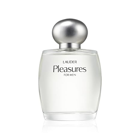 بخاخ كولونيا Estee Lauder Pleasures للرجال برائحة خشب الصندل والحمضيات والخوخ | كولونيا للرجال، 3.4 أونصة سائلة