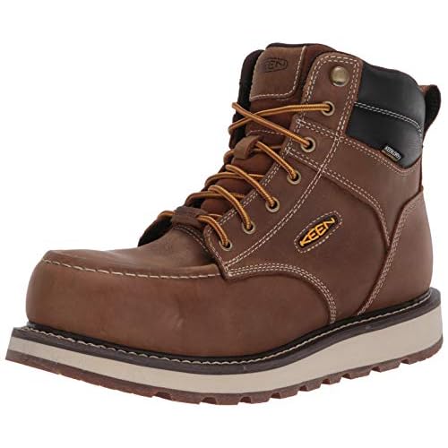حذاء عمل KEEN Utility للرجال Cincinnati 6 Composite Toe مقاوم للماء
