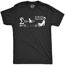 الرجال سلسلة نظرية تي شيرت مضحك القطط الرياضيات العلوم Nerdy Tee
