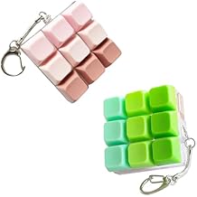 Keyboard Fidget Toy,Fidget Keyboard Keychain for Adult,Stress Relief Keyboard Fidget for Pass Time (9 Keyboard Keys)