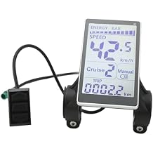 LJCM أجزاء الدراجة الكهربائية، الدراجة الكهربائية شاشة LCD العرض الكهربائية LCD متر، الدراجة الكهربائية LCD متر 5 دبوس 24 V 36 V 48 V 60 V العالمي E سكوتر M5 شاشة لوحة LCD ل 31.8 22.2 mm