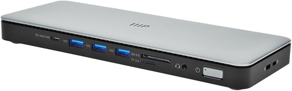 Monoprice 15-in-1 Triple-Display MST USB-C Docking Station, with Multiple Display Modes, HDMI, SD/TF, RJ45, 3.5mm Audio, PD