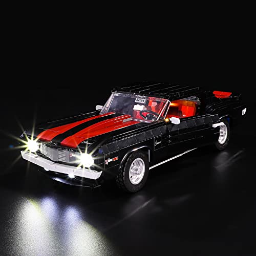 BRIKSMAX مجموعة إضاءة LED لـ LEGO-10304 Camaro Z28 - متوافقة مع نموذج كتل بناء أيقونات Lego - لا تتضمن مجموعة Lego