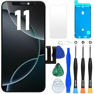 DIGI4U LCD for iPhone 11 Screen Replacement, 6.1 inch 3D Touch Retina for iPhone 11 Touch Display Digitizer Assembly with Repair Tools for iPhone LCDA2221, A2111, A2223