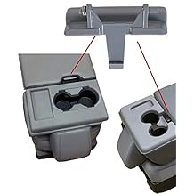 KUAFU Gray Center وحدة تحكم مقعد غطاء مقعد متوافق مع 2010-2018 فورد F150 F-150 استبدال BL34-18672A66