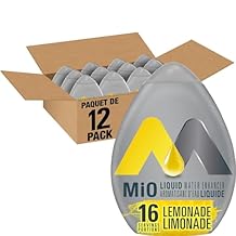 MIO Liquid Water Enhancer - عصير الليمون ، 12 قيراطًا ، 48 مل لكل ( مستورد من كندا )