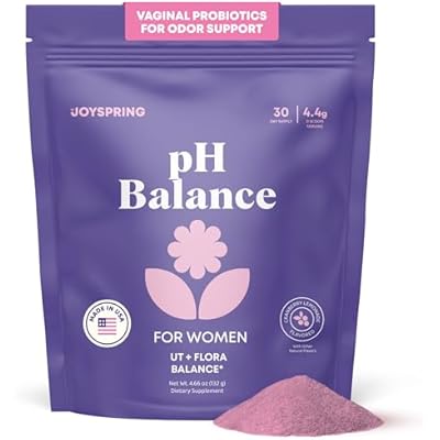 JoySpring pH Balance Vaginal Probiotic Powder for Women | Lactobacillus Acidophilus  D-Mannose with Cranberry Supplement | Supports Vaginal Flora, Freshness & Urinary Tract Health