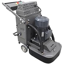 Electric Concrete Floor Grinder Dust Free Grinding Heavy Duty Floor Polisher with 40L Large Capacity Vacuum Dust Collector and 9 Discs 220V 7.5KW