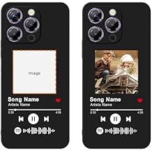 Custom Case Compatible with Oukitel P1, Spotify Code Photo Personalized Customized Music Player Song Plaque Image Text Picture Design Shockproof Protective Black Soft Cover Shell