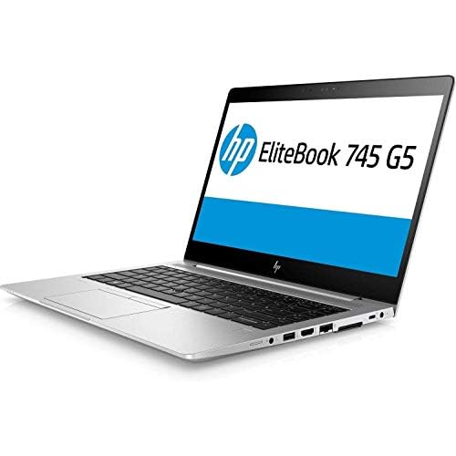 كمبيوتر محمول HP EliteBook 745 G5 14، AMD Ryzen 7 Pro، 16 جيجابايت رام، 256 جيجابايت SSD، Win10 Pro، فضي متجدد
