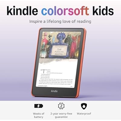 Amazon Kindle Colorsoft Kids 16 GB (newest model) Lightweight, compact, and designed for readingno apps, videos, or games. with cover, Starlight Reading