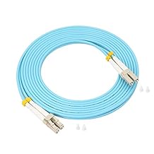 GELRHONR 10G LC to LC Fiber Optic Patch Cord,OM3 Leads Multimode Duplex 50/125 Fiber Optic Cable for 1Gb/10G SFP+ Transceiver, Media Converter - ipolex-3M/9.8ft