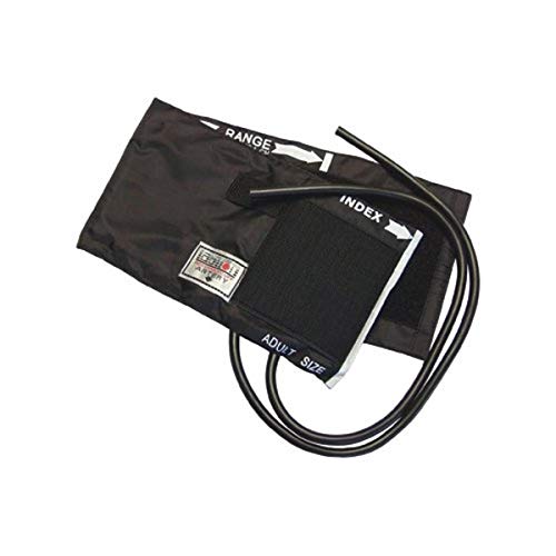سوار قياس ضغط الدم Graham-Field Accumax - سوار من النايلون ومثانة لاتكس ذات أنبوب واحد - للبالغين، أزرق، 2348-1A