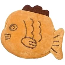 Cute Taiyaki Plush Purse Stuffy Change Wallet for Travel and Daily Use, Soft Compact Cartoon Wallet for Kids and Adults, Plush Material