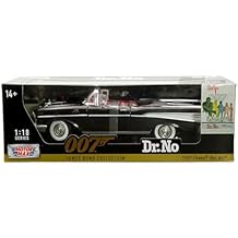 1957 Chevy Bel Air Convertible Black Dr. No (1962) فيلم 1/18 Diecast Model Car by Motormax 79831bk