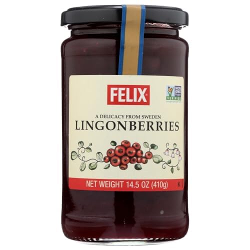 يحفظ Lingonberry السويدي بواسطة Felix 14.5 أونصة عبوة 2