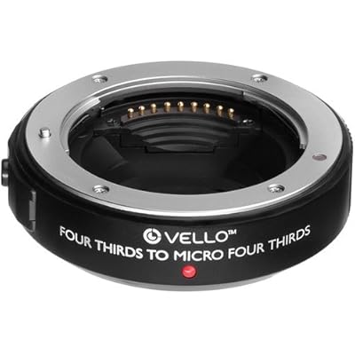 محول عدسة Vello Auto - عدسة أربعة أرباع إلى كاميرا Micro Four Thirds