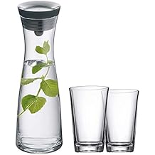 WMF Water Carafe and Water Glass ، متعدد الألوان ، 25 لترًا ، 3 -قطعة