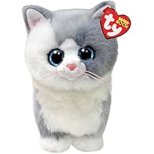 Ty Beanie Babies FURLEY The Old Gray Cat - 6"
