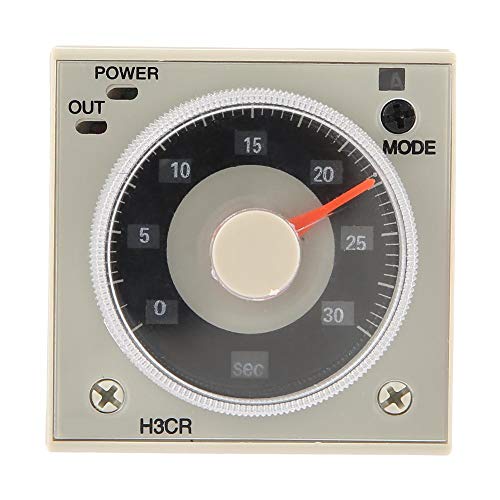 تأخير ترحيل المؤقت ، H3CR-A تأخير ترحيل المؤقت 0.5S-300H ترحيل وقت التحكم في المقبض 11-Pin 100-240VAC 100-125VDC